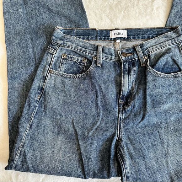 Pistola High Rise Wide Leg Jeans Size 25 - Picture 2 of 14